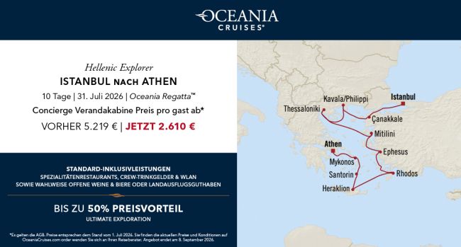 Angebot: Oceania Regatta
