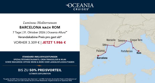 Angebot: Oceania Allura