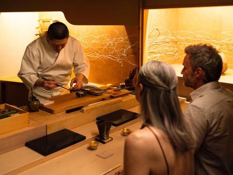 Silversea Cruises Japan Tokyo Omakase Essen im Japanischen Restaurant