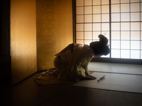 Silversea Cruises Japan Kyoto Geisha Pr&auml;senz