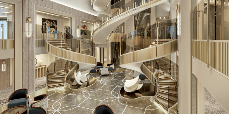Seven Seas Prestige Atrium Treppen