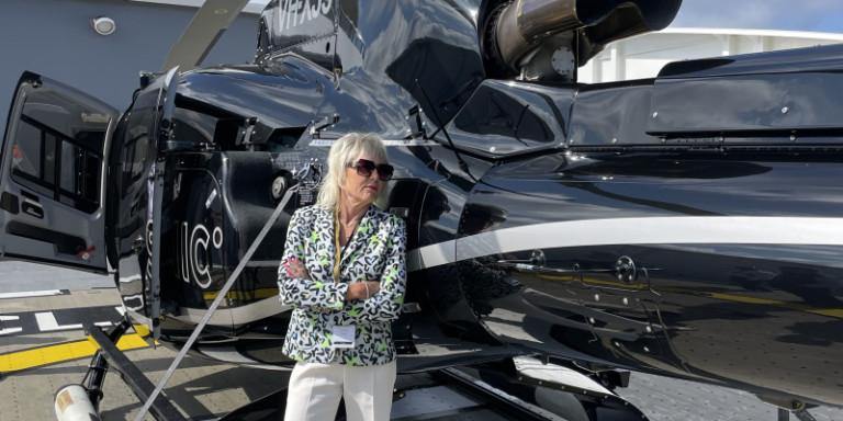Simone Pawlitz Scenic Eclipse II Helicopter